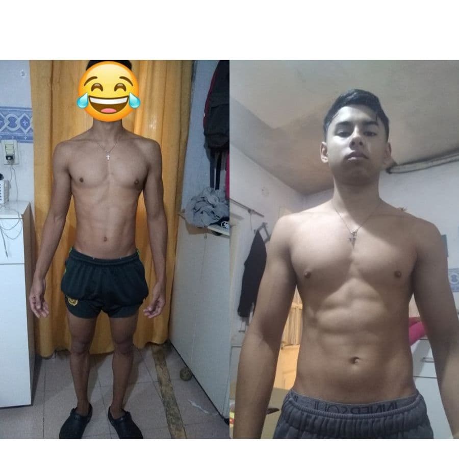 Resultado real de ganancia muscular